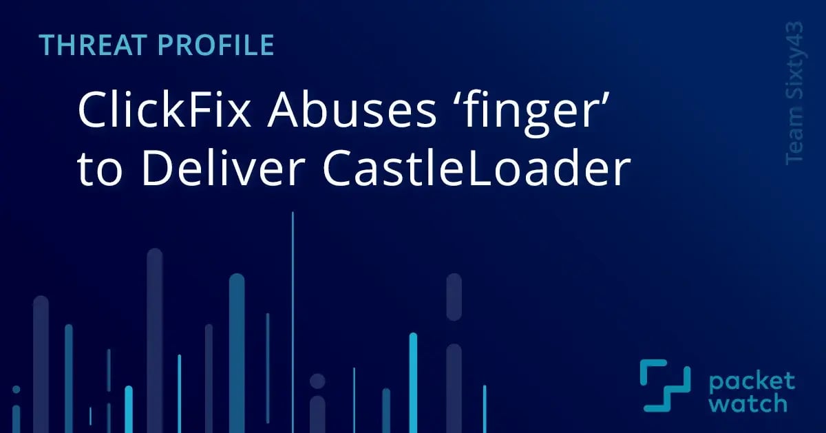 ClickFix Abuses ‘finger’ To Deliver CastleLoader