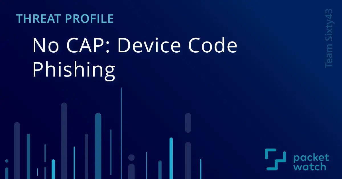 Threat Profile Device Code Phishing