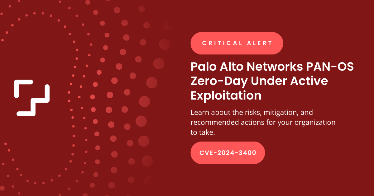 CVE-2024-3400: Palo Alto Networks PAN-OS Zero-Day Under Active Exploitation