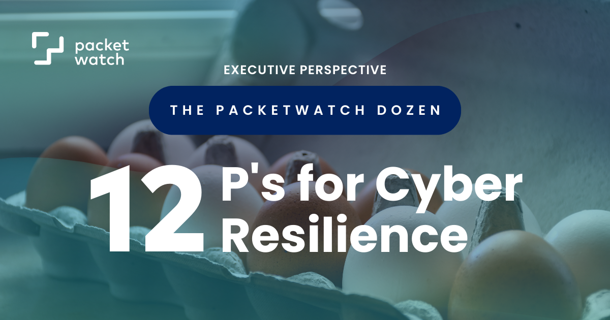 The PacketWatch Dozen: 12 P's for Cyber Resilience