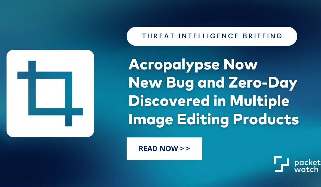 Acropalypse Now: New Bug and Zero-Day Discovered in Multiple Image Editing Products