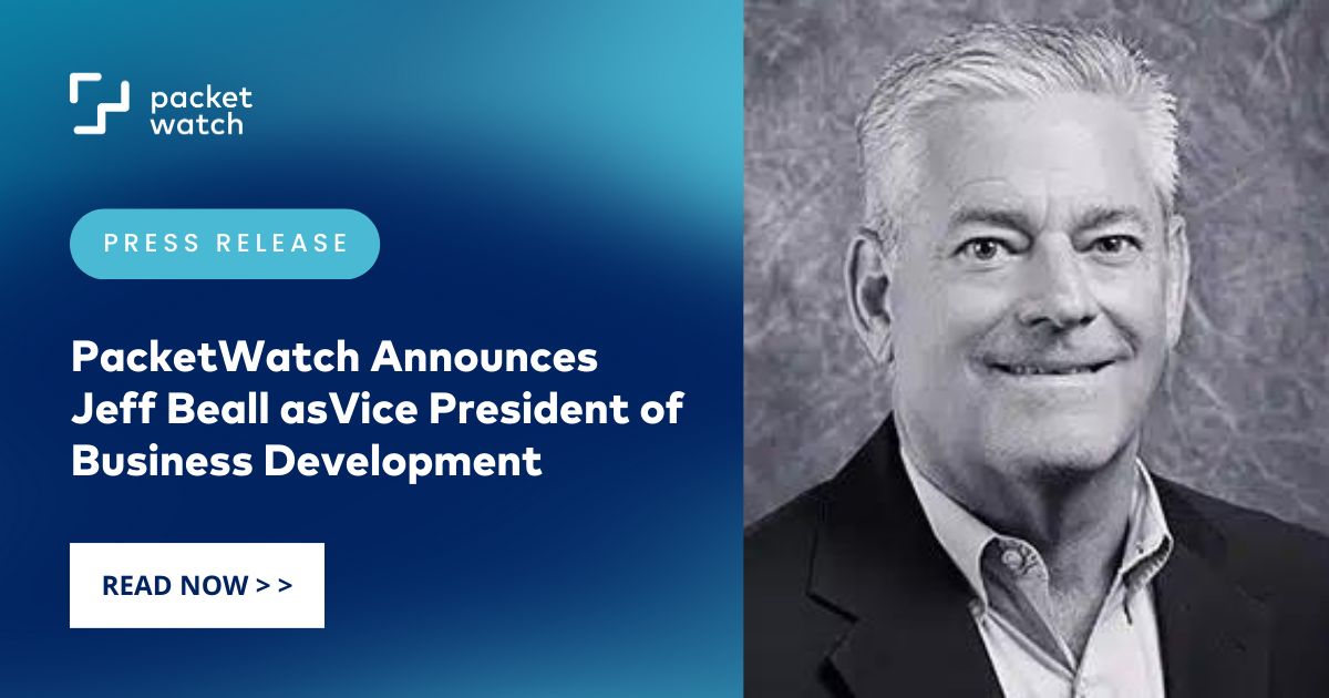 PacketWatch Announces Jeff Beall as Vice President of Business Development