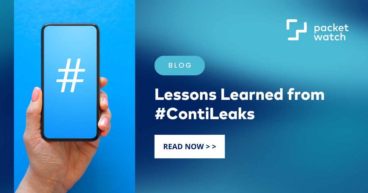 Lessons Learned from #ContiLeaks